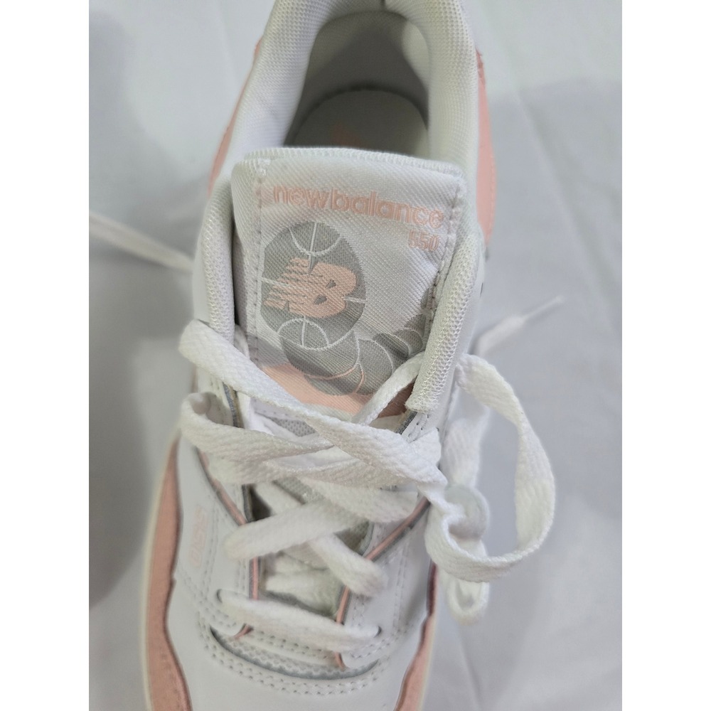New Balance 550 White Pink Sneakers GSB550CD Womens 7.5 Kids 6 Low Top NWOT - Picture 14 of 15